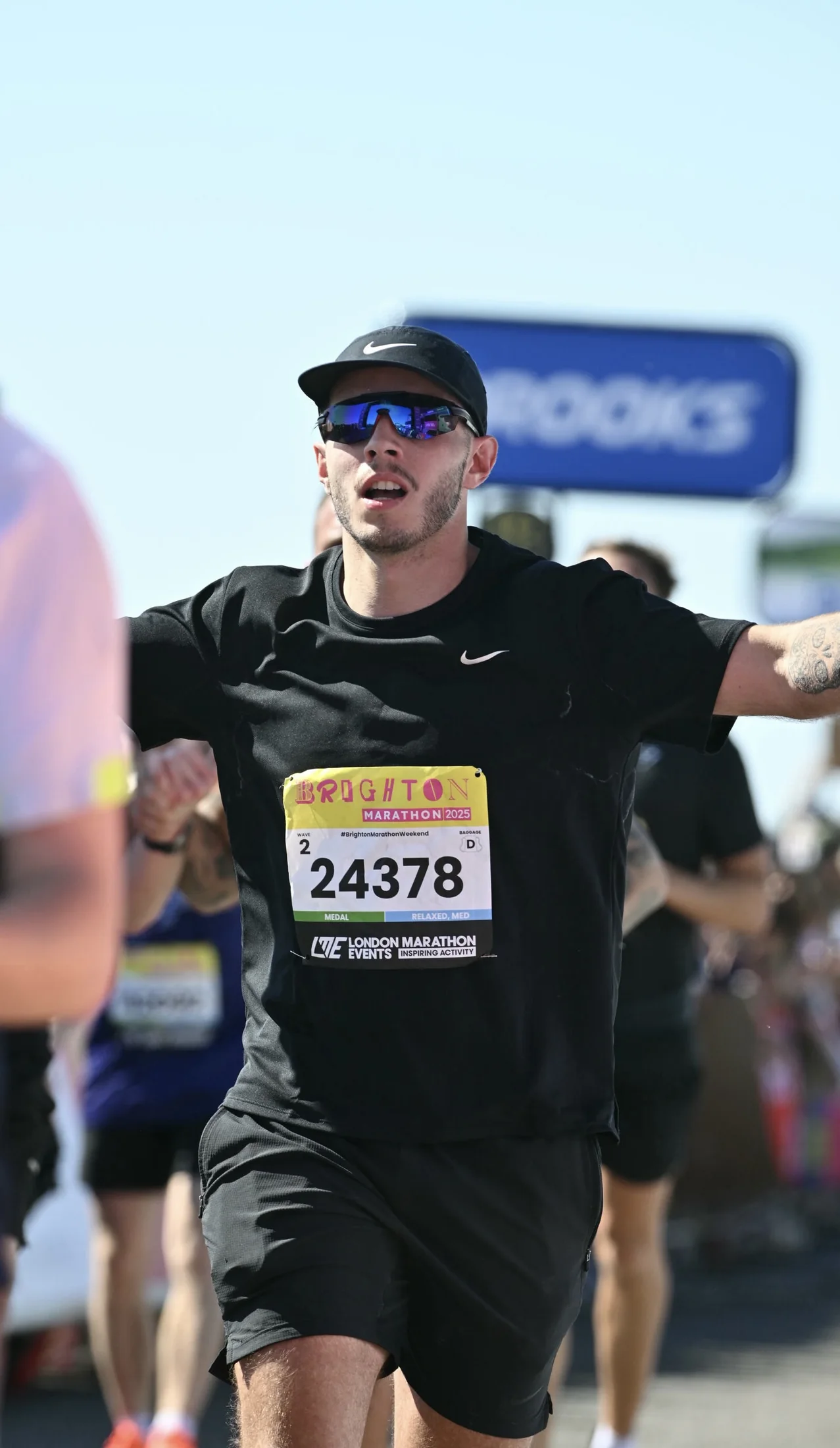 Kévin Alix pendant un marathon