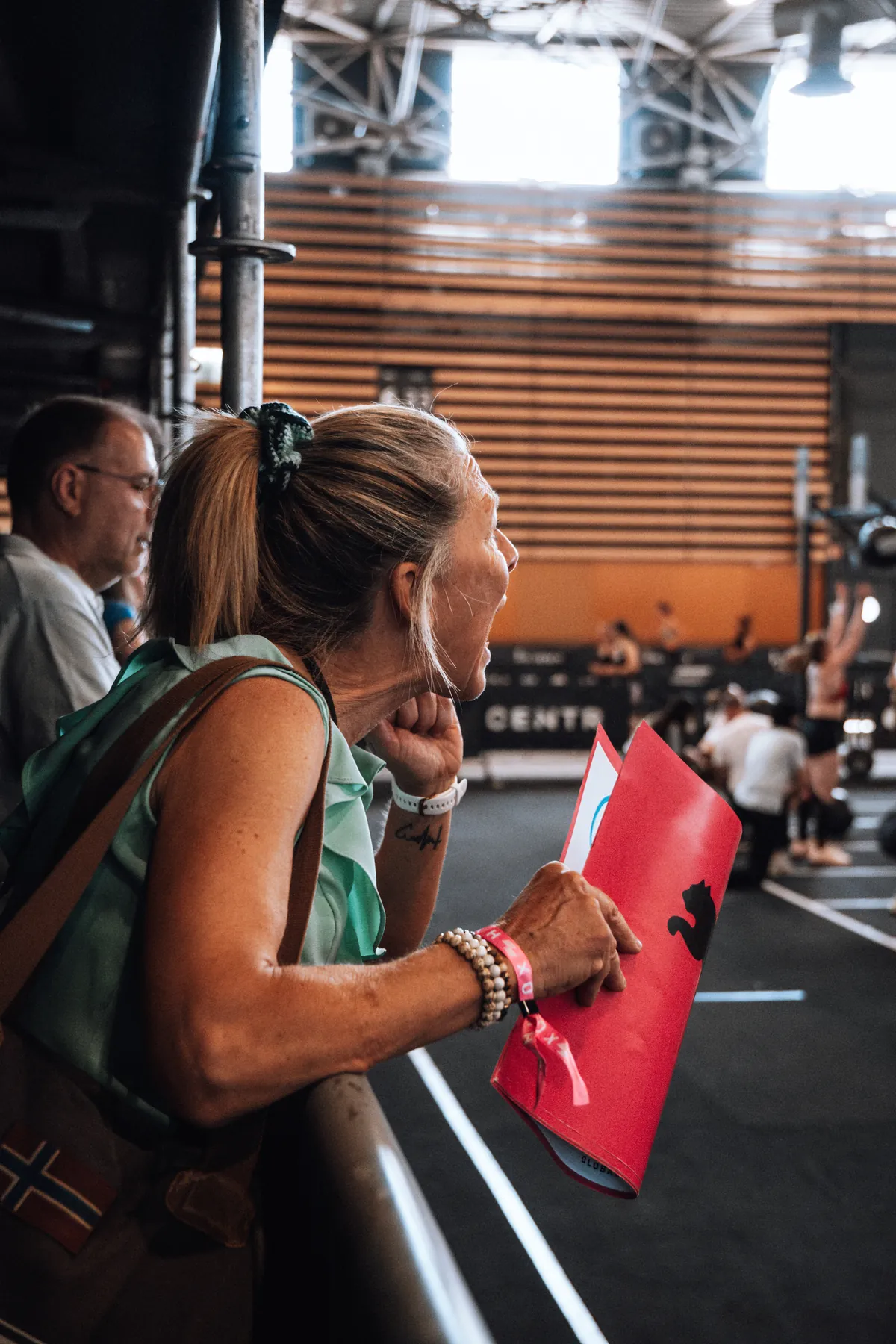 Supporter pendant une course HYROX